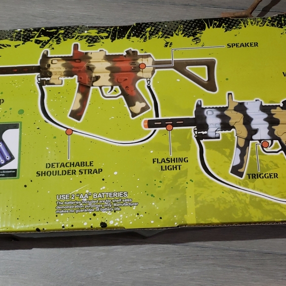 Toy Battery Operated Machine Gun - Picture 7 of 8